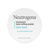 Neutrogena Hydro Boost Translucent Loose Setting Powder with Purified Hyaluronic Acid for Smooth Skin, Blurs Imperfections and Sets Makeup, Lightweight Face Powder, .44 oz
