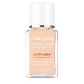 Neutrogena SkinClearing Oil-Free Acne and Blemish Fighting Liquid Foundation with Salicylic Acid Acne Medicine, Shine Controlling, for Acne Prone Skin, 80 Medium Beige, 1 fl. oz