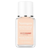 Neutrogena SkinClearing Oil-Free Acne and Blemish Fighting Liquid Foundation with.5% Salicylic Acid Acne Medicine, Shine Controlling Makeup for Acne Prone Skin, 10 Classic Ivory, 1 fl. oz