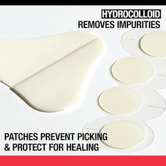 Neutrogena Stubborn Acne Ultra-Thin Blemish Patches, Acne Pimple Patches, Ultra-Thin Hydrocolloid Facial Stickers, Suitable for all Skin-Types, 16 Patches