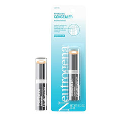 Neutrogena Hydro Boost Hydrating Concealer Stick for Dry Skin, Oil-Free, Lightweight, Non-Greasy and Non-Comedogenic Cover-Up Makeup with Hyaluronic Acid, 20 Light, 0.12 Oz