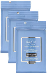 Neutrogena Make-Up Remover Cleansing Towelettes, 7 Count, Packaging May Vary (Pack of 3)