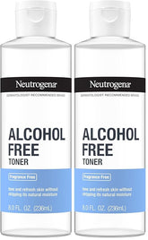 Neutrogena Alcohol-Free Gentle Face Toner | Fragrance-Free | Hypoallergenic | 8 fl. oz | Pack of 2