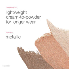 Neutrogena Sensitive Skin Eyeshadow + Primer, a Longwearing, 2-in-1 Metallic Eyeshadow for Sensitive Skin with Pro-Vitamin B5, Lightweight Cream-to-Powder Formula, Soft Pearl, 0.22 oz