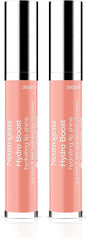 Neutrogena Hydro Boost Moisturizing Lip Gloss, Hydrating Non-Stick and Non-Drying Luminous Tinted Lip Shine with Hyaluronic Acid to Soften and Condition Lips, 23 Ballet Pink Color, 0.10 oz (Pack of 2)