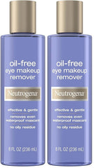 Neutrogena Gentle Oil-Free Eye Makeup Remover & Cleanser for Sensitive Eyes, Dissolves Waterproof Mascara, Dermatologist & Ophthalmologist Tested, 8 fl. oz (Pack of 2)