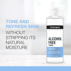 Neutrogena Alcohol-Free Gentle Face Toner | Fragrance-Free | Hypoallergenic | 8 fl. oz | Pack of 2