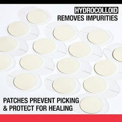 Neutrogena Stubborn Acne Ultra-Thin Patches for Acne-Prone Skin - Hydrocolloid Overnight Blemish Patch for Clear Skin, 24 Patches